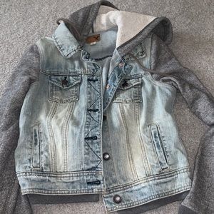 Jean jacket hoodie